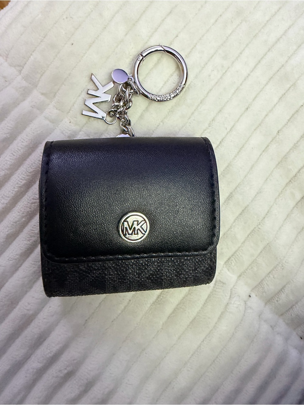 Michael Kors Black Leather IPod case